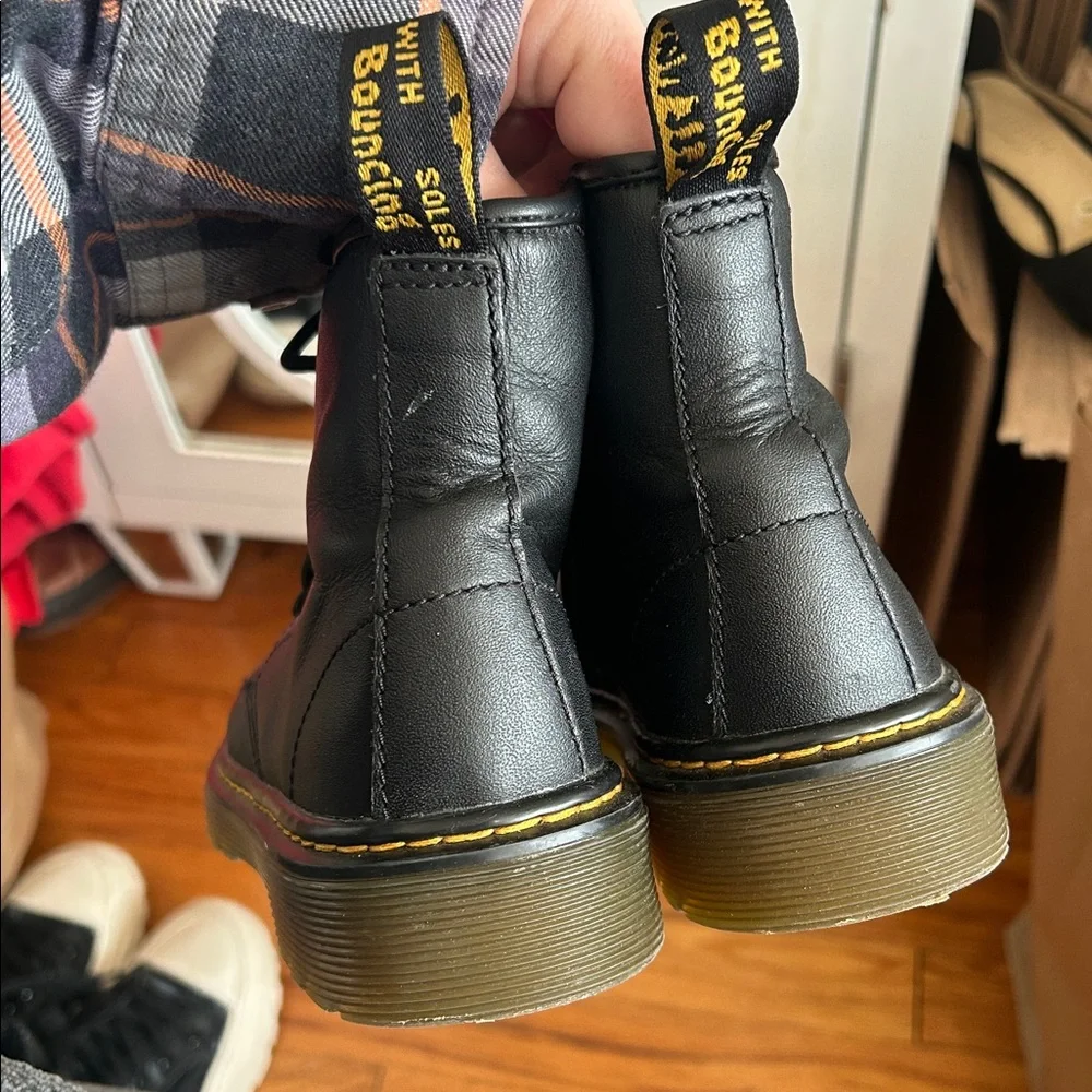 Dr. Martens Black Leather Classic Booties